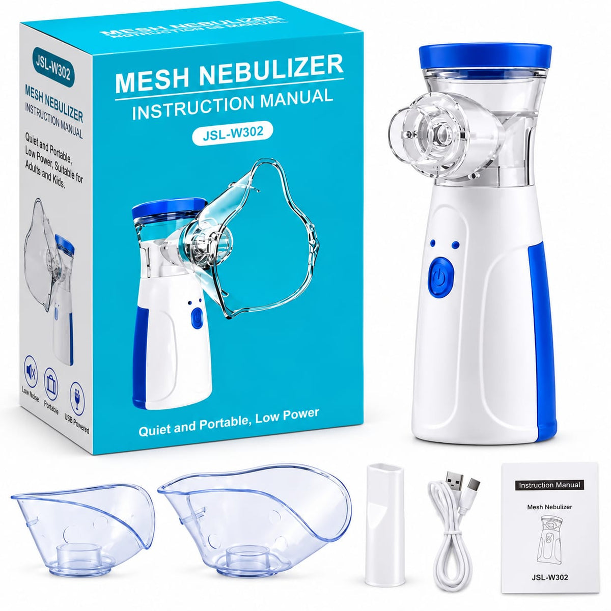 AeroMist Go™ – Portable Mesh Nebulizer